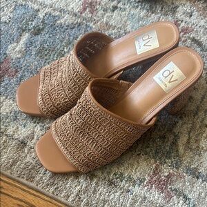 DV by Dolce Vita Women's Brown Woven Mules
